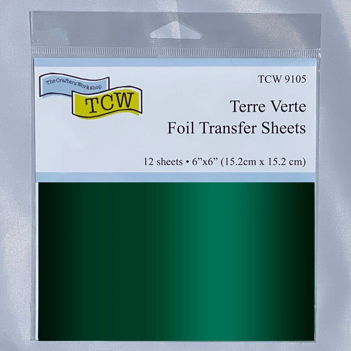 TCW Foil Transfer Sheets 6x6 - 12 Pack - Terre Verte