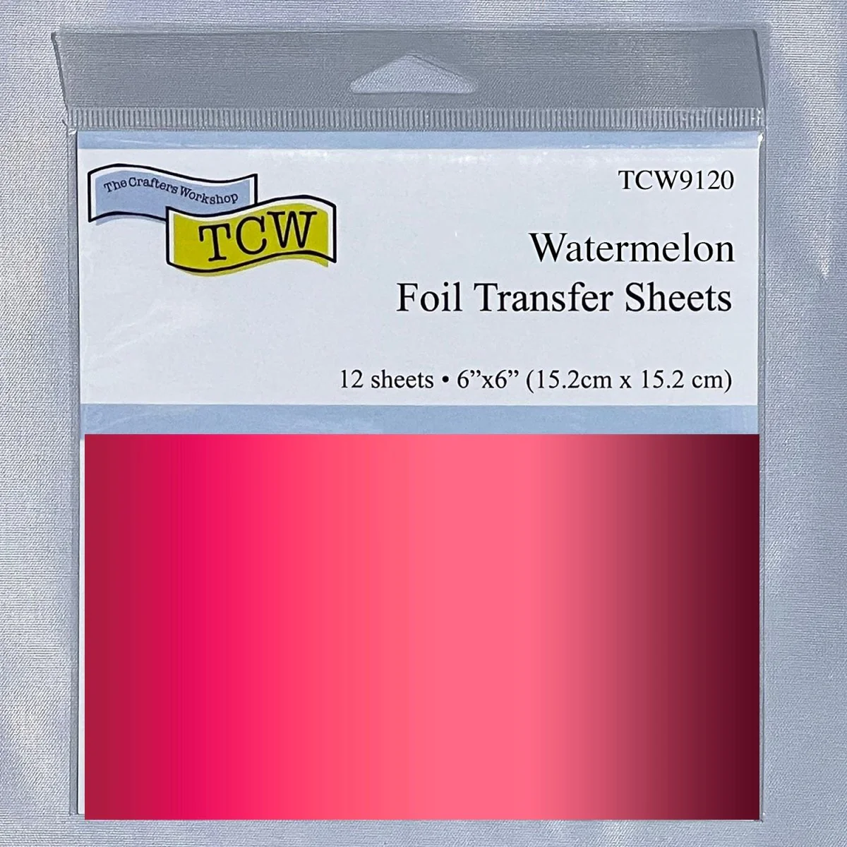 TCW Foil Transfer Sheets 6x6 - 12 Pack - Watermelon