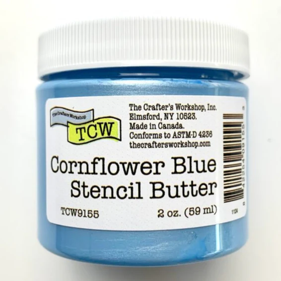 TCW Stencil Butter - Cornflower Blue 2 oz. (59 ml)