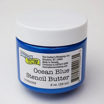 TCW Stencil Butter - Ocean Blue 2 oz. (59 ml)