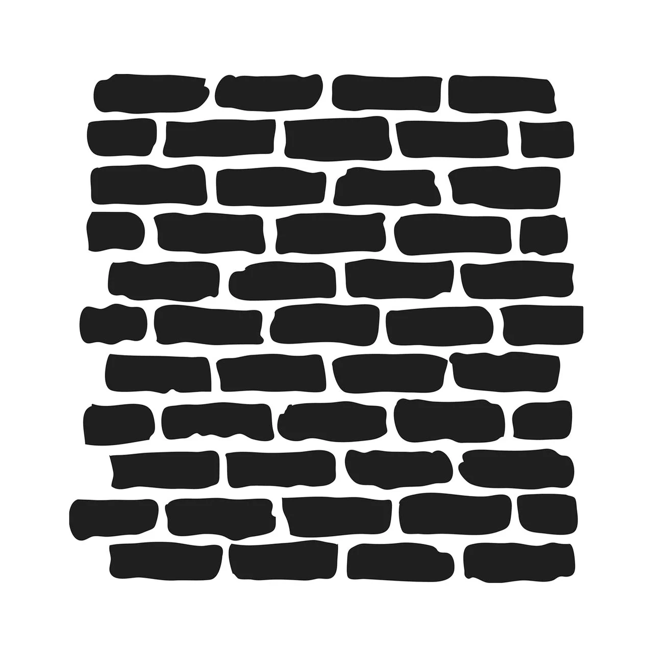 Crafters Workshop Stencil 6X6 - Bricks