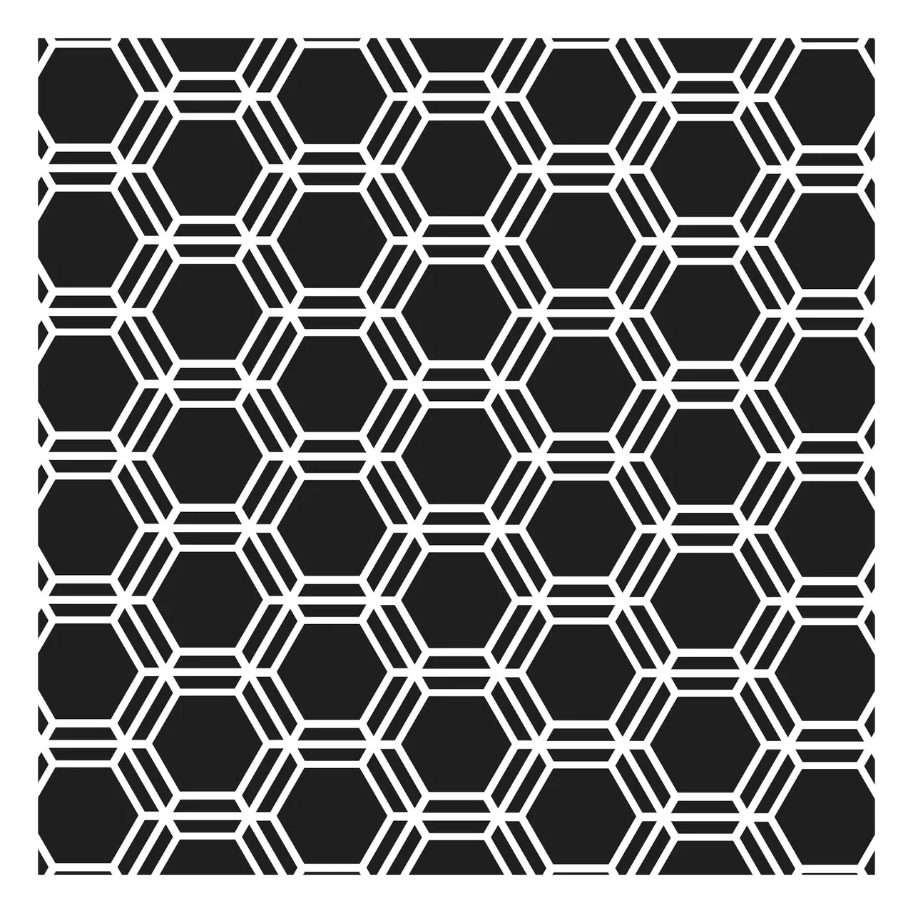 Crafters Workshop Stencil 6X6 - Honeycomb