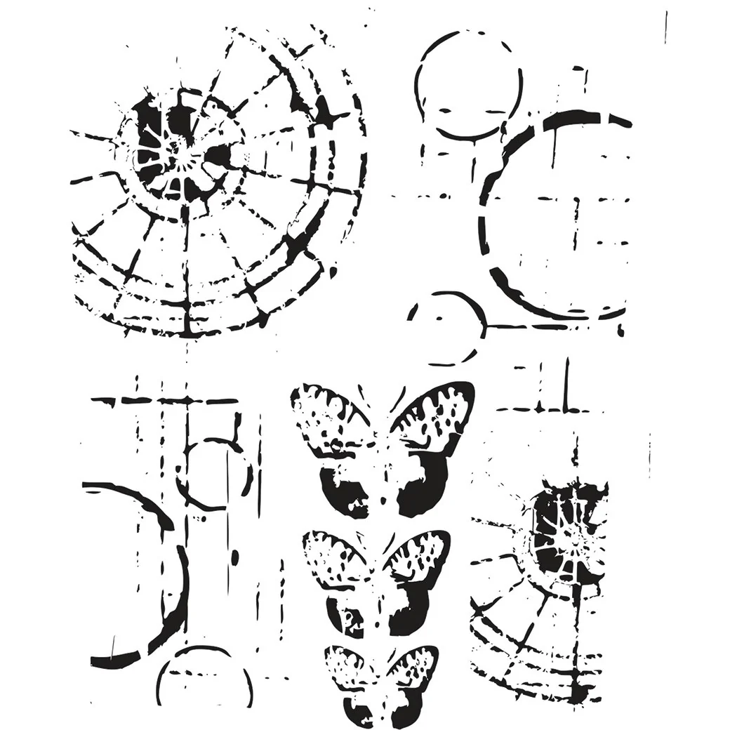 Crafters Workshop Stencil 6X6 - Specimens