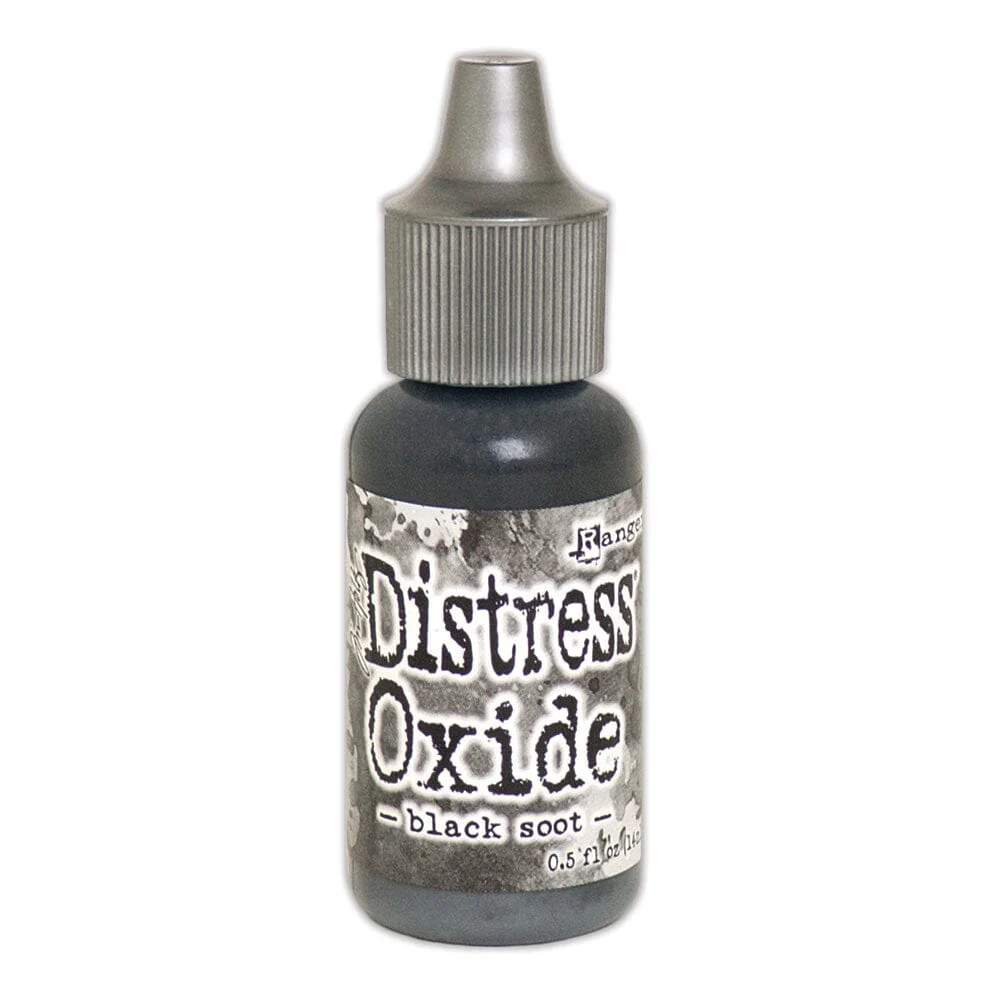 Tim Holtz Distress Oxides Reinker 0.5 fl. oz. - Black Soot