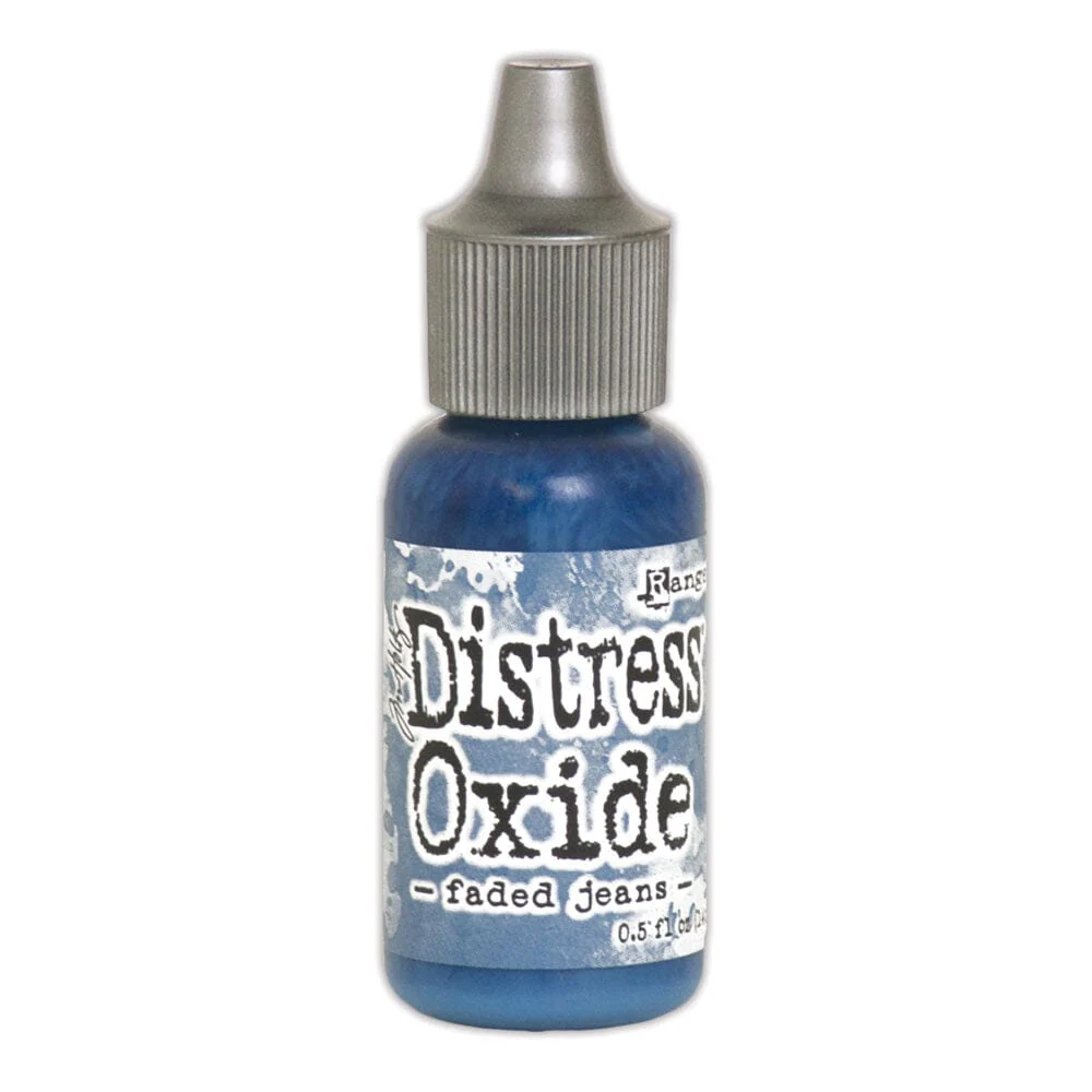 Tim Holtz Distress Oxides Reinker 0.5 fl. oz. - Faded Jeans