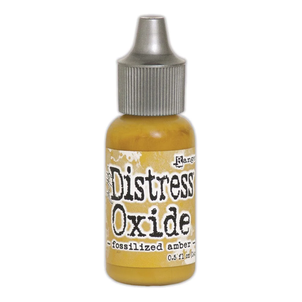 Tim Holtz Distress Oxides Reinker 0.5 fl. oz. - Fossilized Amber