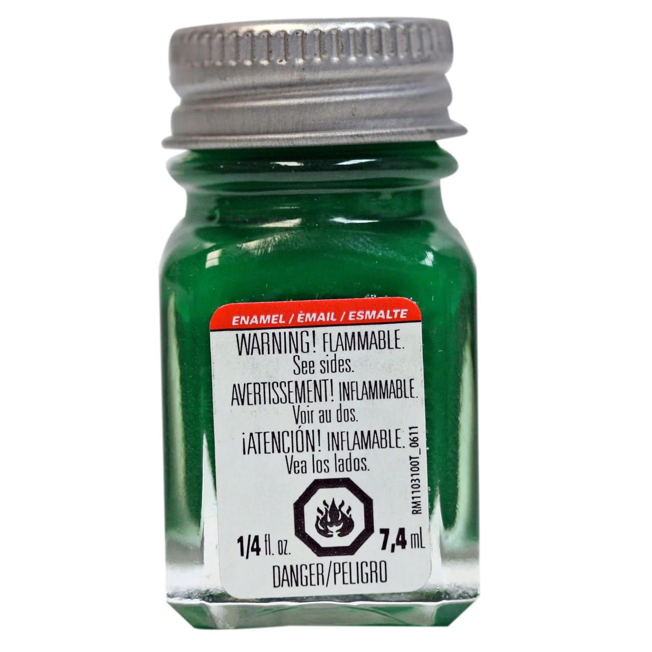 Testors Enamel .25 oz Flat Beret Green