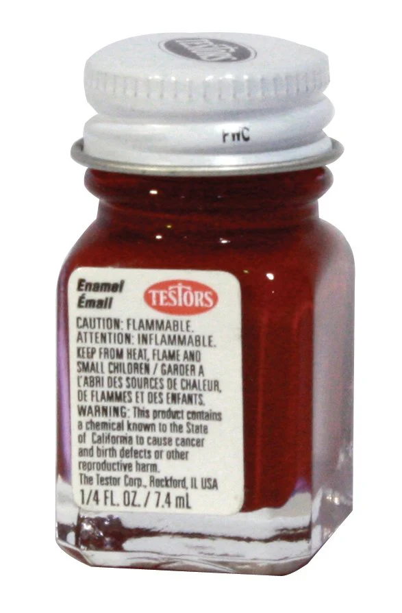 Testors Enamel .25 oz Gloss Red