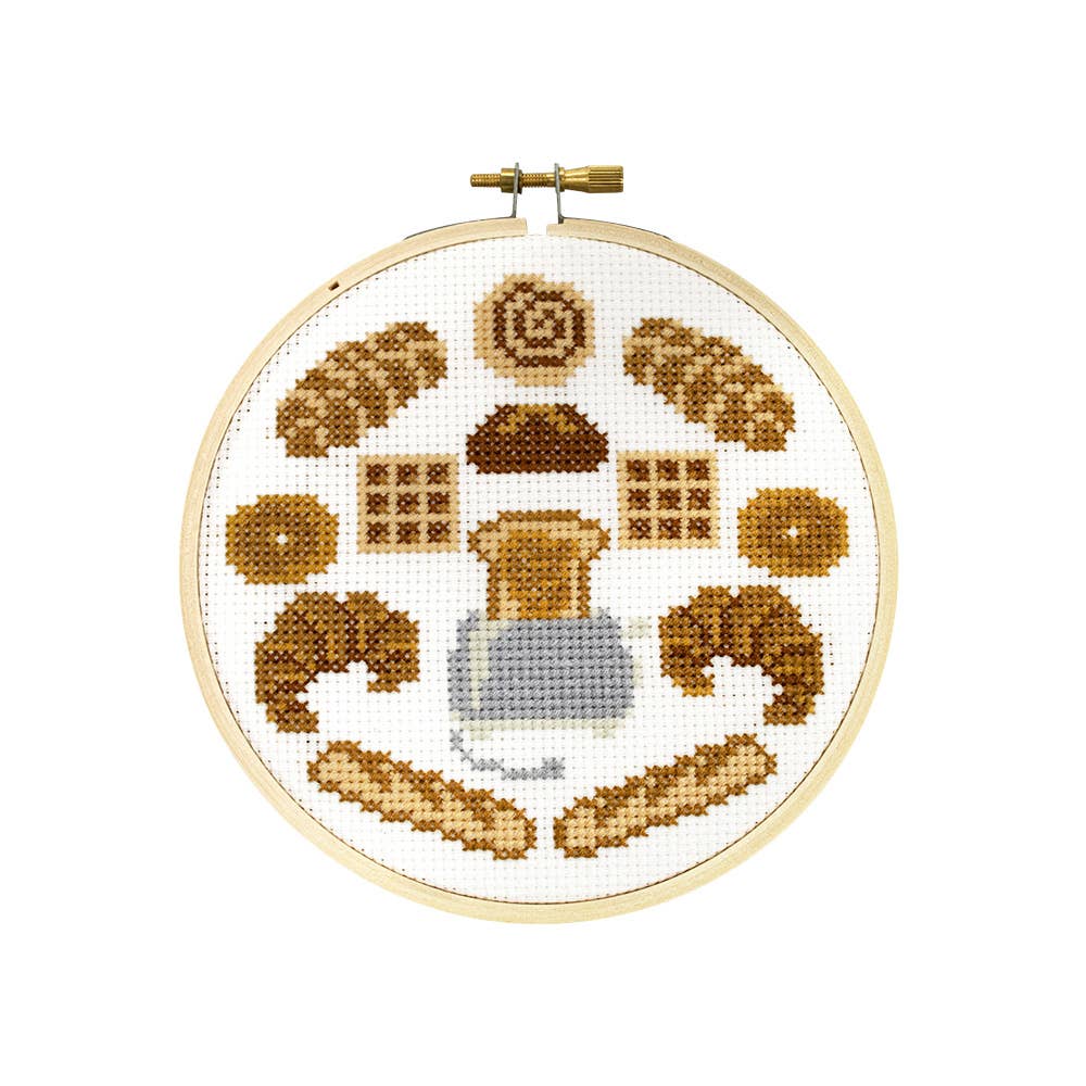 The Stranded Stitch - Bread Head Cross Stitch Kit