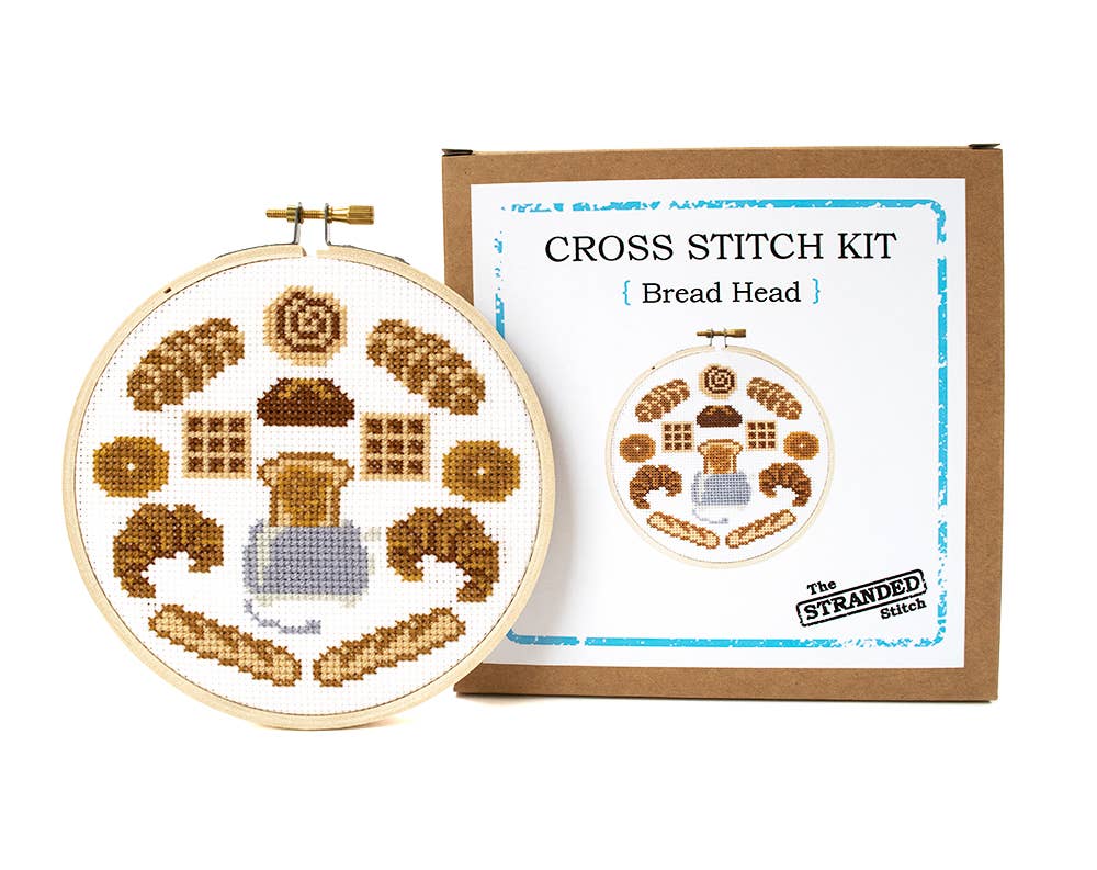 The Stranded Stitch - Bread Head Cross Stitch Kit - Image 4