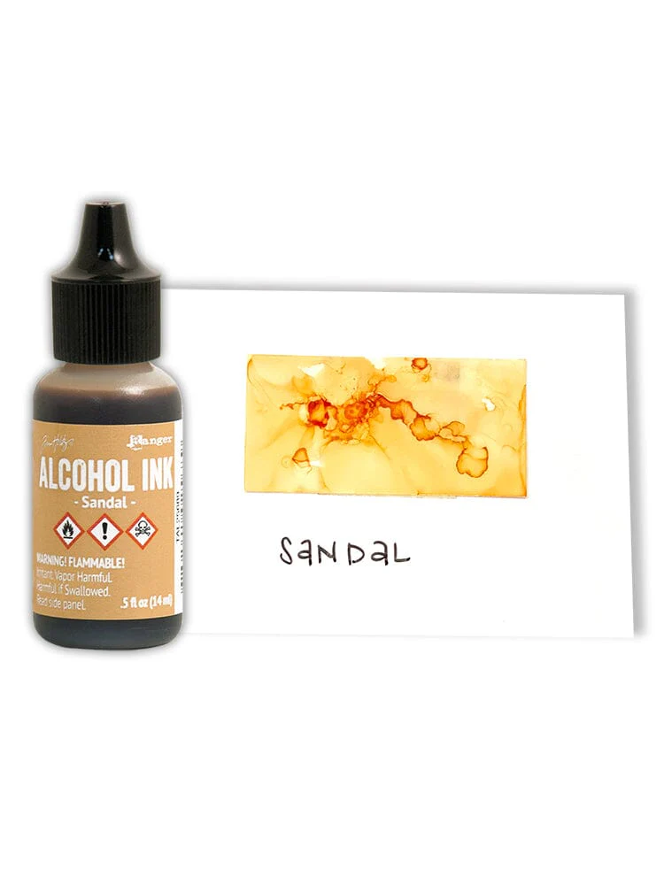 Tim Holtz Alcohol Ink .5oz  - Sandal - Image 2