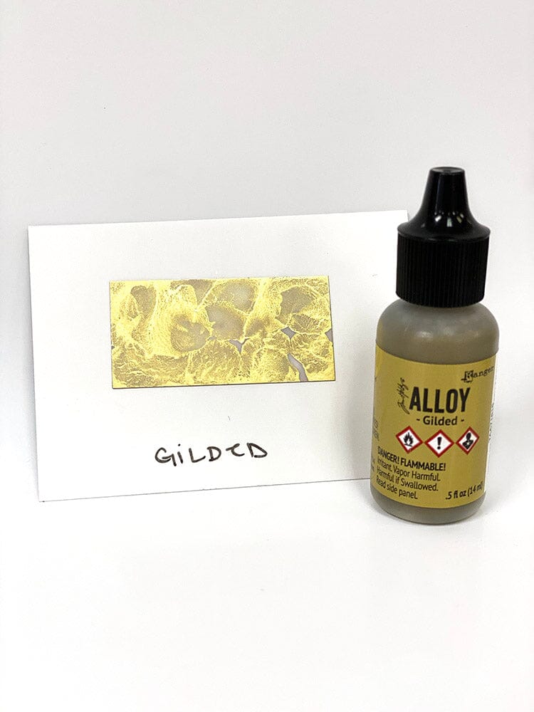 Tim Holtz Alcohol Ink .5oz - Alloy Gilded - Image 2