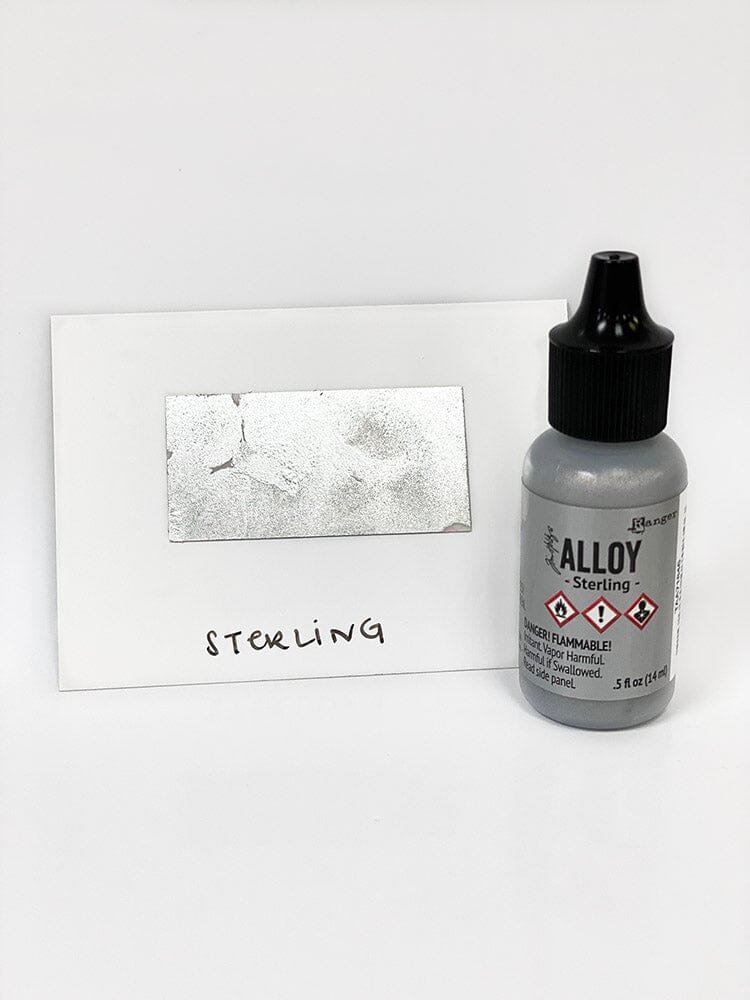 Tim Holtz Alcohol Ink .5oz - Alloy Sterling - Image 2