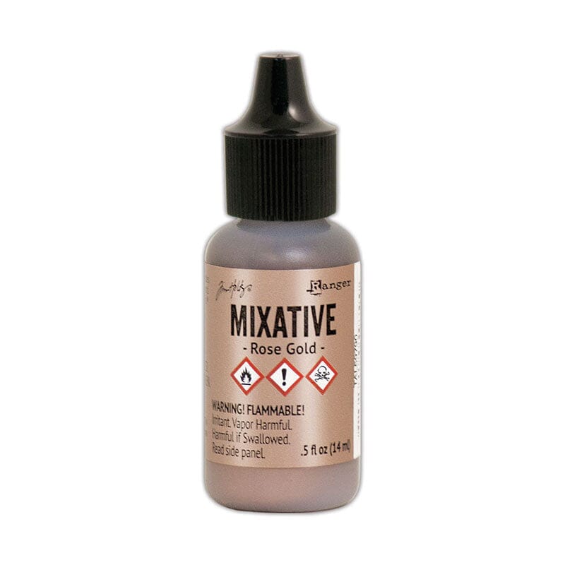 Tim Holtz Alcohol Ink Mixative .5oz - Rose Gold