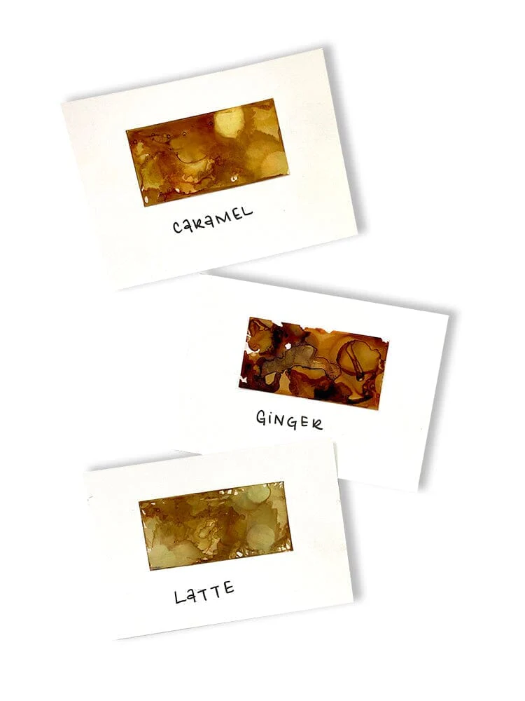 Tim Holtz Alcohol Ink Set of 3 - Cabin Cupboard (Caramel, Ginger, Latte) - Image 2