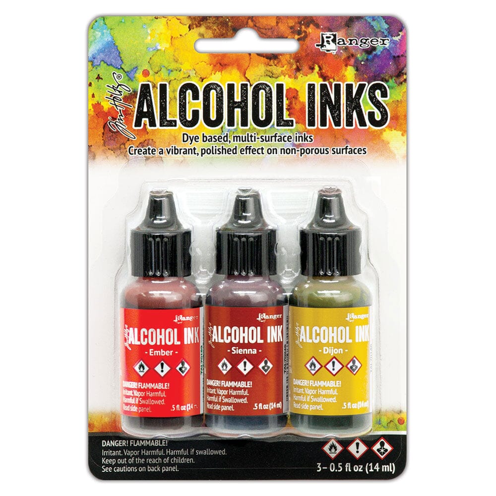 Tim Holtz Alcohol Ink Set of 3 - Orange/Yellow Spectrum