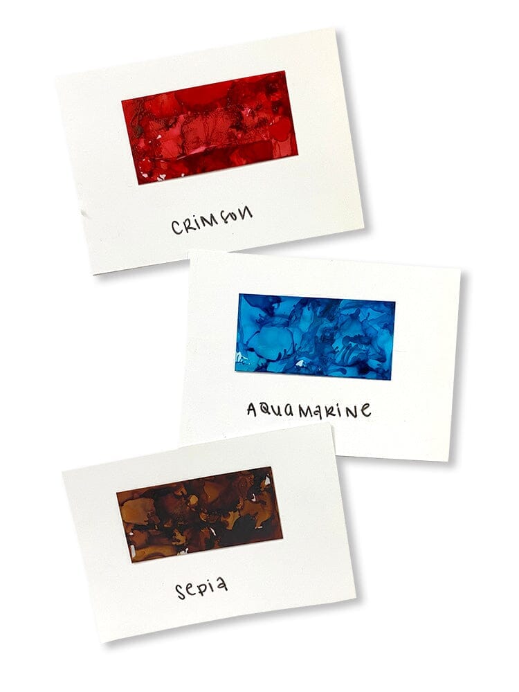 Tim Holtz Alcohol Ink Set of 3 - Rodeo (Crimson,Aquamarine,Sepia) - Image 2