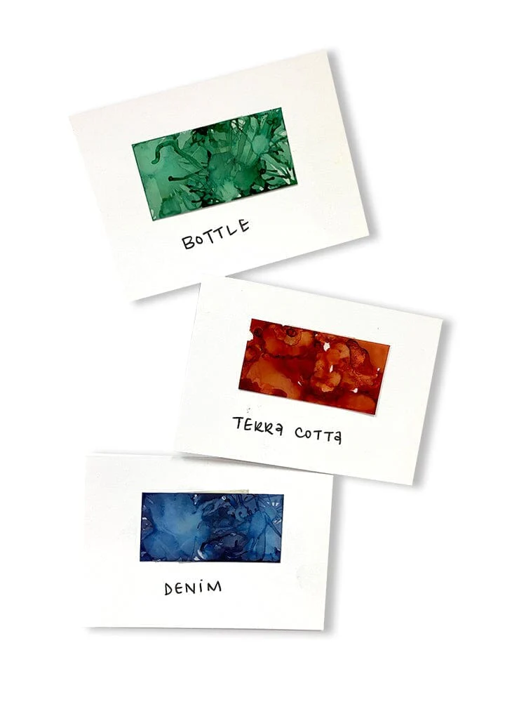 Tim Holtz Alcohol Ink Set of 3 - Rustic Lodge (Bottle, Terra-Cotta, Denim) - Image 2