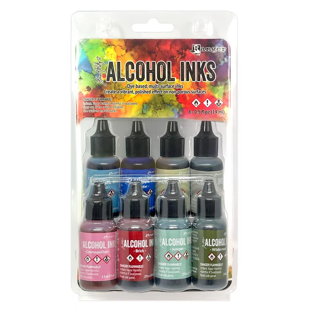 Tim Holtz Alcohol Ink Set of 8 - Spectrum Urban