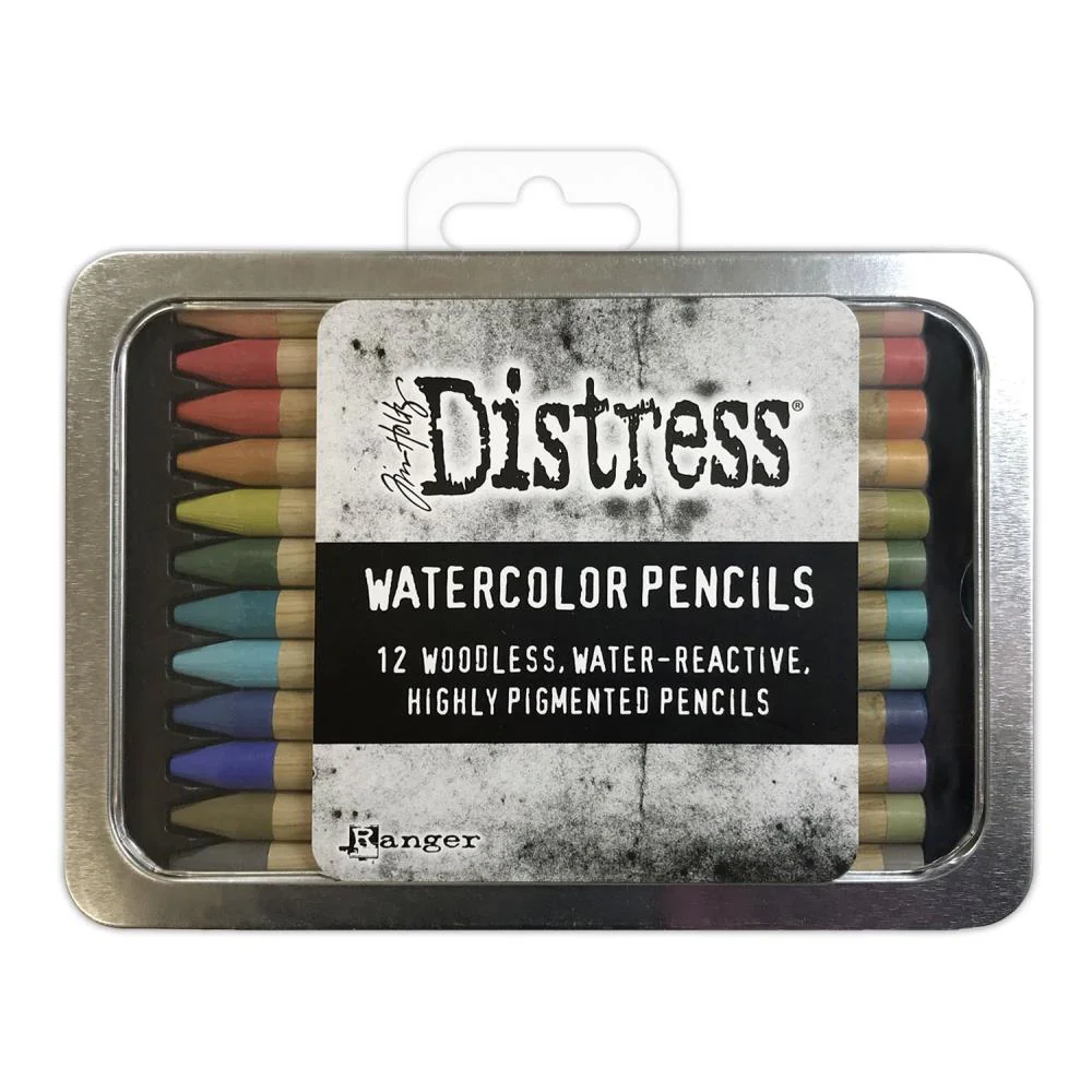 Tim Holtz Distress -12 Woodless Watercolor Pencils