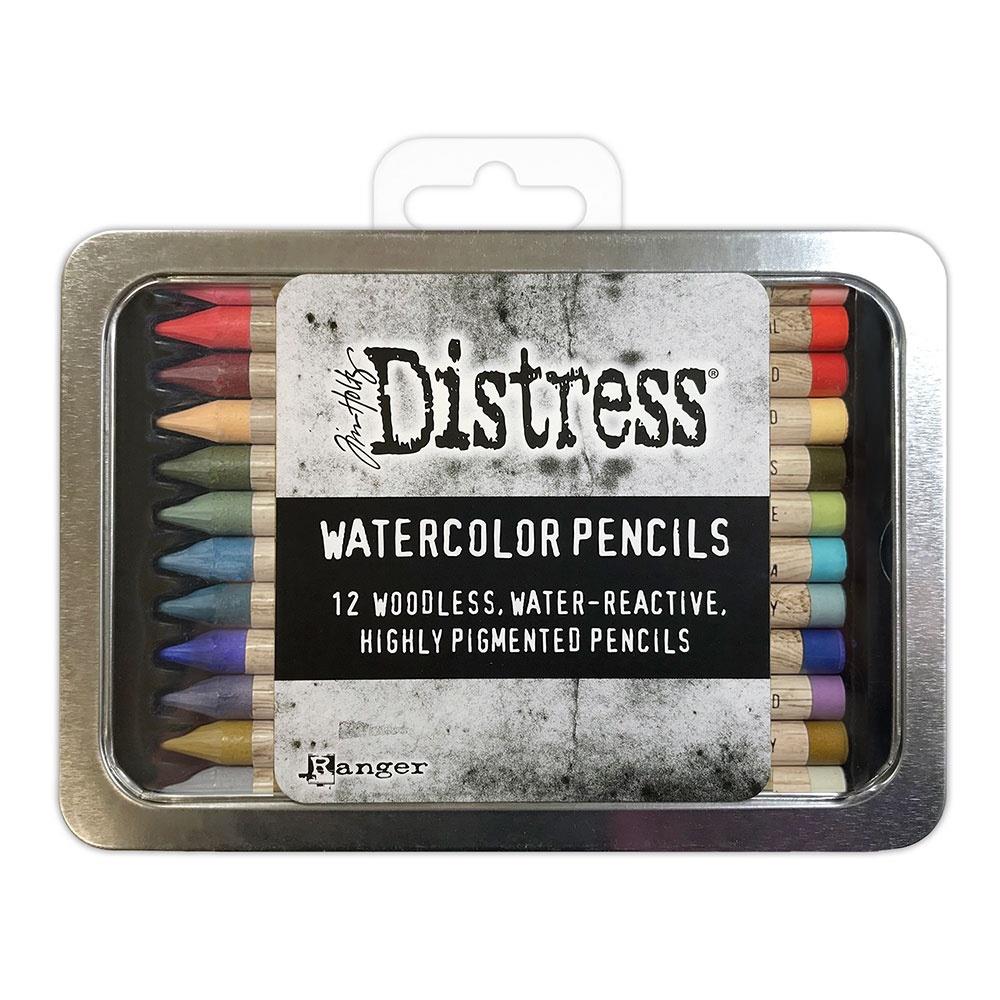 Tim Holtz Distress - 12 Woodless Watercolor Pencils - Set 6