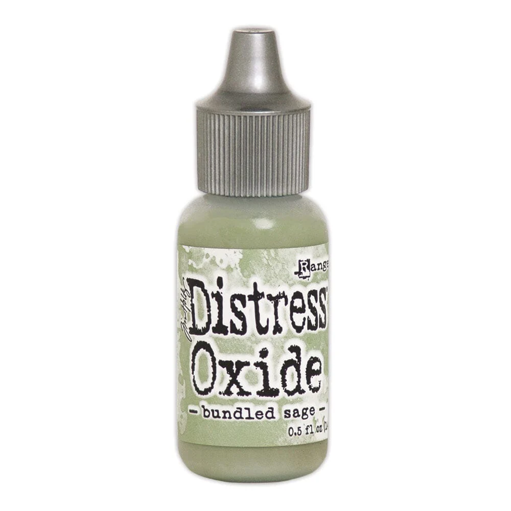 Tim Holtz Distress Oxides Reinker 0.5 fl. oz. - Bundled Sage