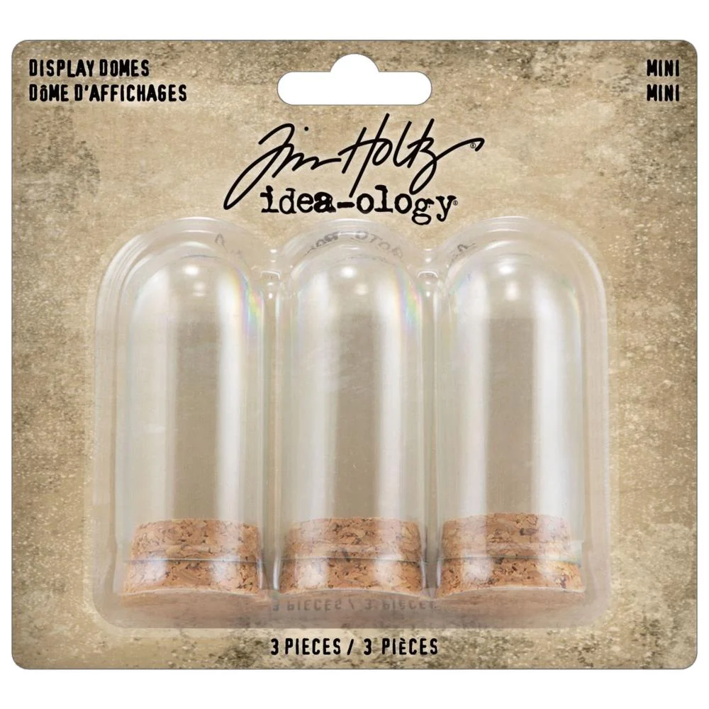 Tim Holtz Idea-Ology Display Mini Domes - 3 Pack