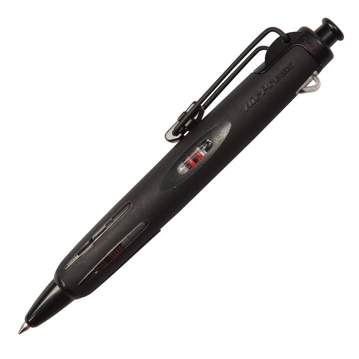 Tombow Airpress Pen - Black body, Black ink .7mm ball, fine