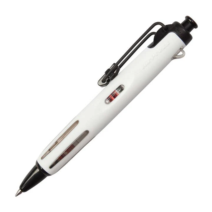 Tombow Airpress Pen - White body, Black ink .7mm ball, fine