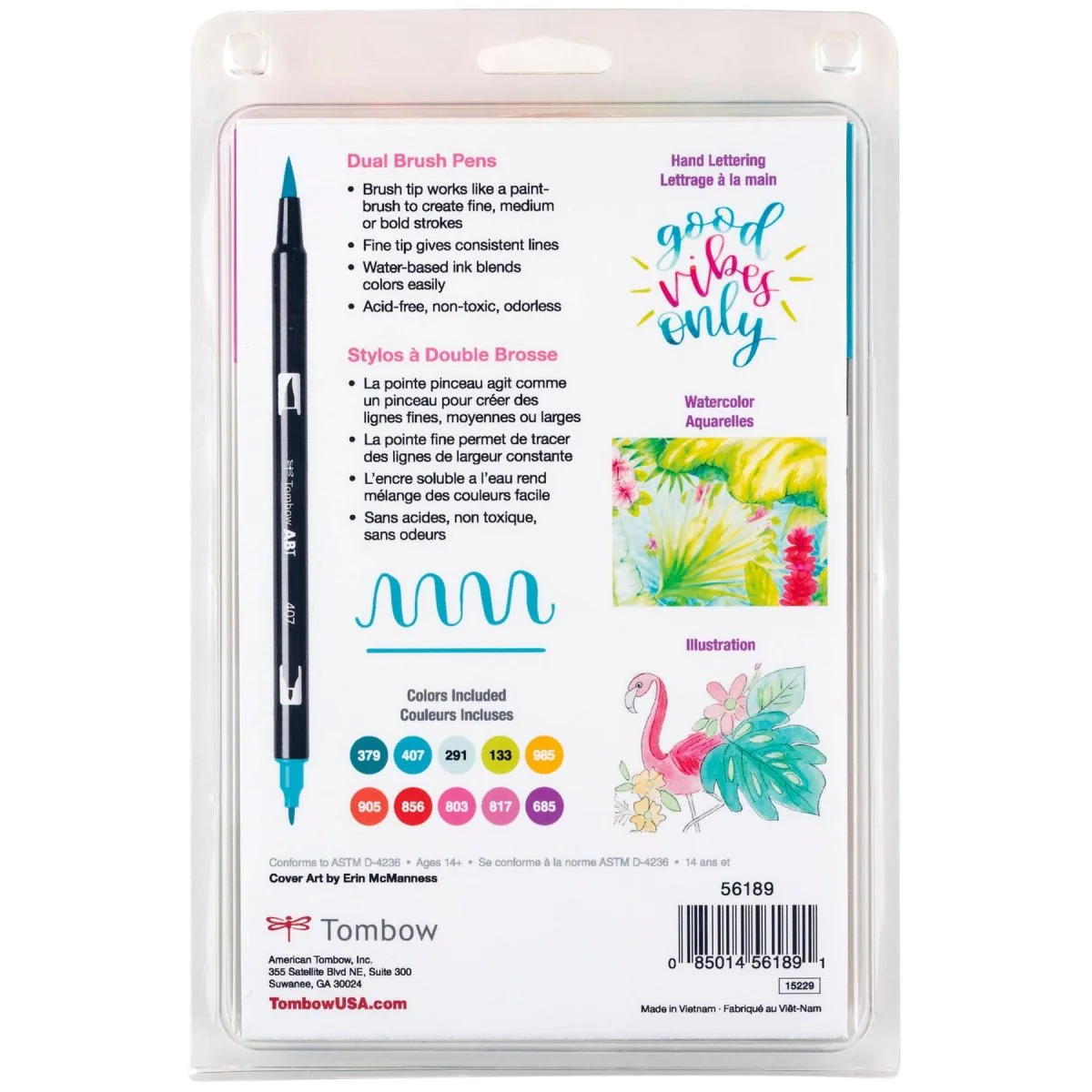 Tombow - Dual Brush Pen Art Markers: Tropical - 10-Pack - Image 12
