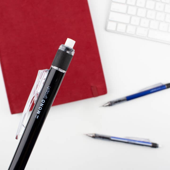 Tombow Mono Graph Mechanical Pencil Eraser Refill - 3-pack - Image 3