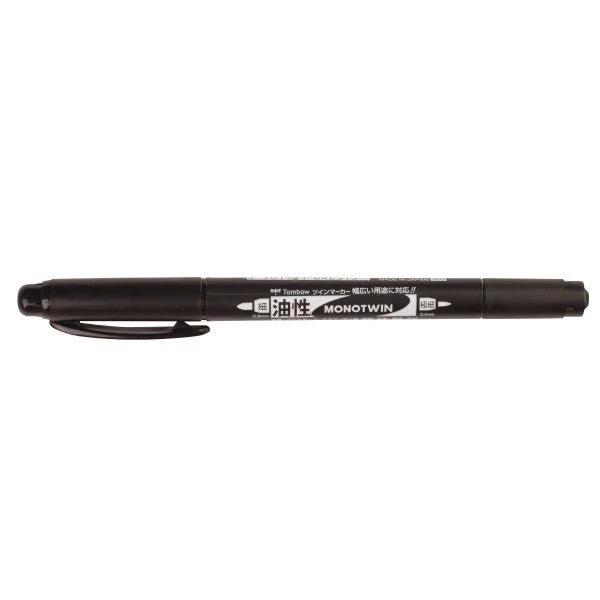 Tombow Mono Twin Marker - Fine, Black - Image 2