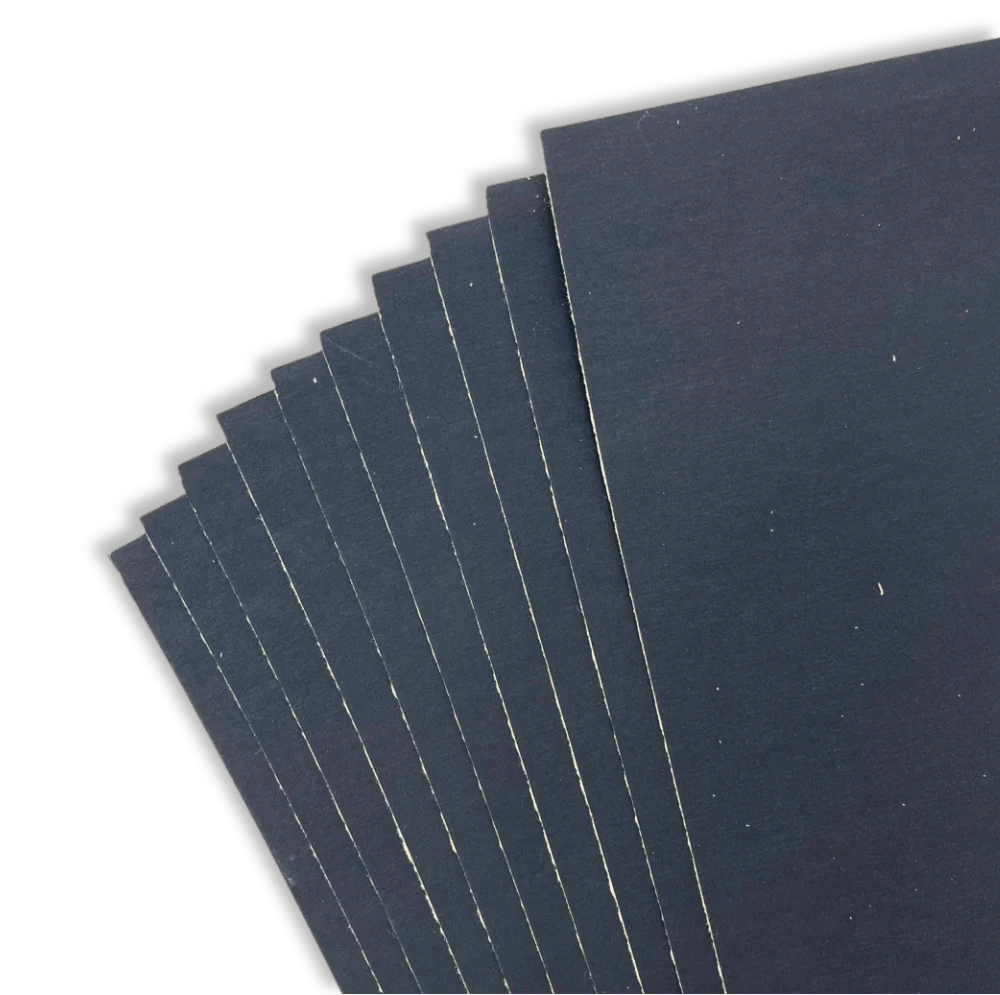 UART Sanded Pastel Paper 600 Grade - Dark (Dark Charcoal) - 12" x 18" - Pack of 10 Sheets - Image 2