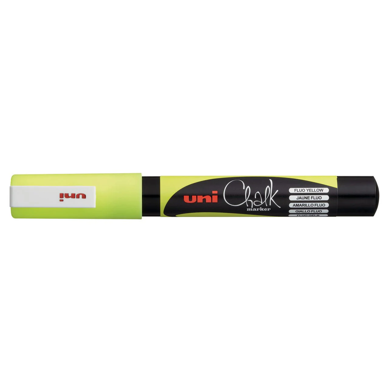 UNI Chalk Marker PWE-3MS Fine - Fluorescent Yellow