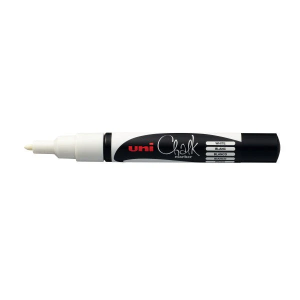UNI Chalk Marker PWE-3MS Fine - White