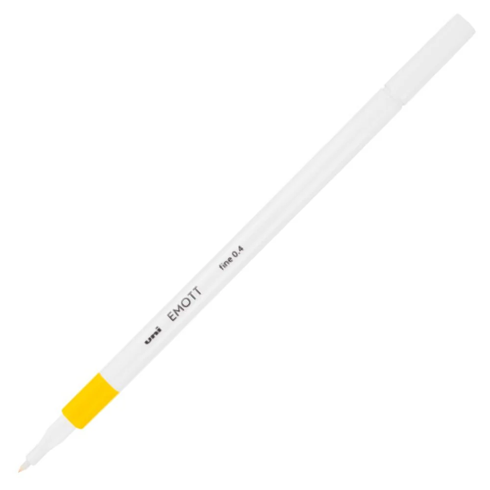 Uni Emott Ever Fine Pen 0.4mm - Yellow