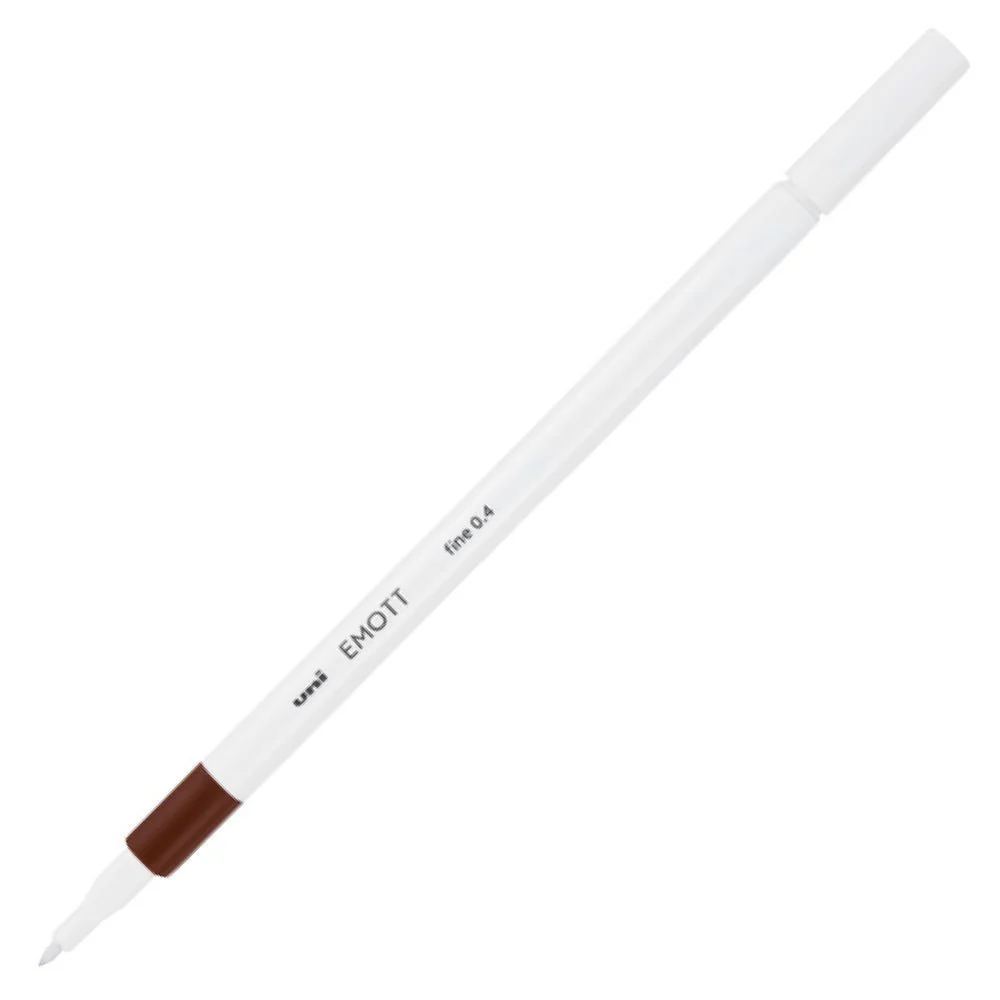 Uni Emott Ever Fine Pen 0.4mm - Brown