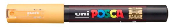 uni POSCA Paint Marker PC-1M Extra Fine Tapered Bullet Tip - Apricot