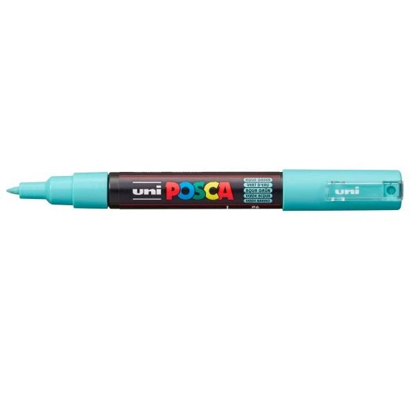 uni POSCA Paint Marker PC-1M Extra Fine Tapered Bullet Tip - Aqua Green