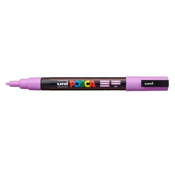 uni POSCA Paint Marker PC-3M Fine Tapered Bullet Tip - Lavender