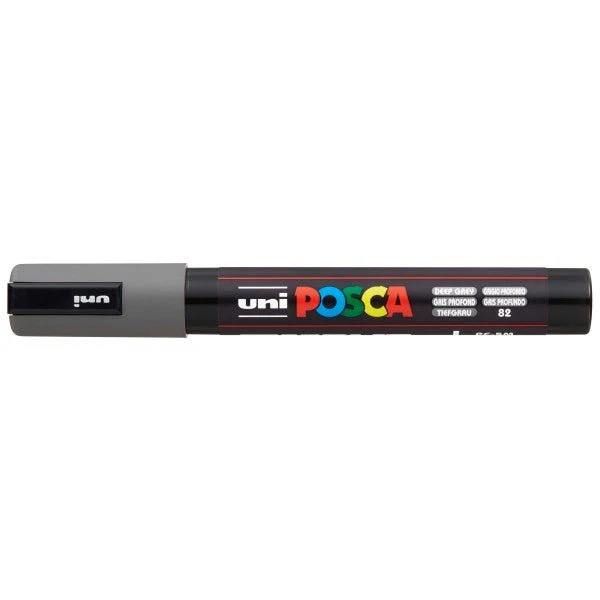 uni POSCA Paint Marker PC-5M Medium Bullet Tip - Deep Grey