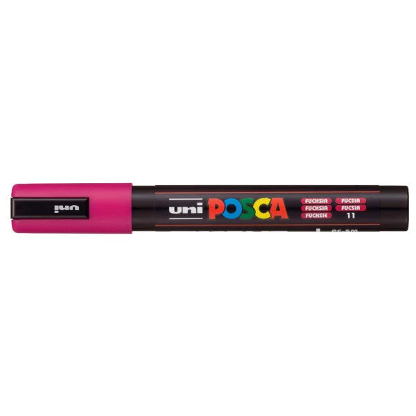 uni POSCA Paint Marker PC-5M Medium Bullet Tip - Fuchsia