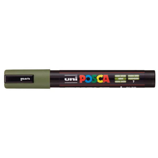 uni POSCA Paint Marker PC-5M Medium Bullet Tip - Khaki Green