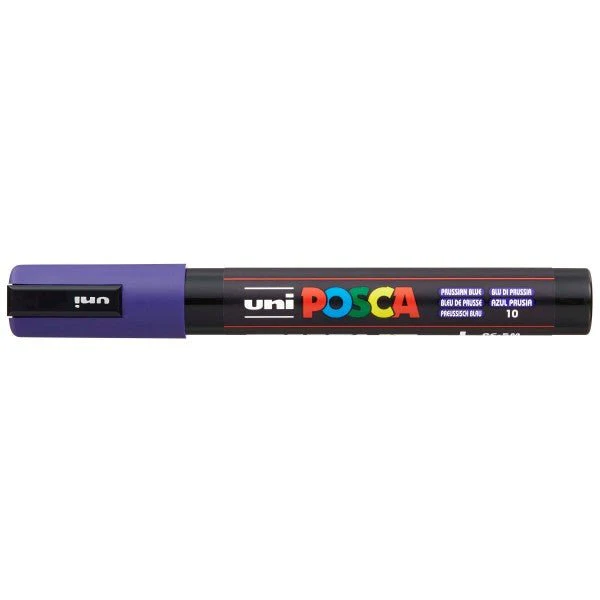 uni POSCA Paint Marker PC-5M Medium Bullet Tip - Prussian Blue