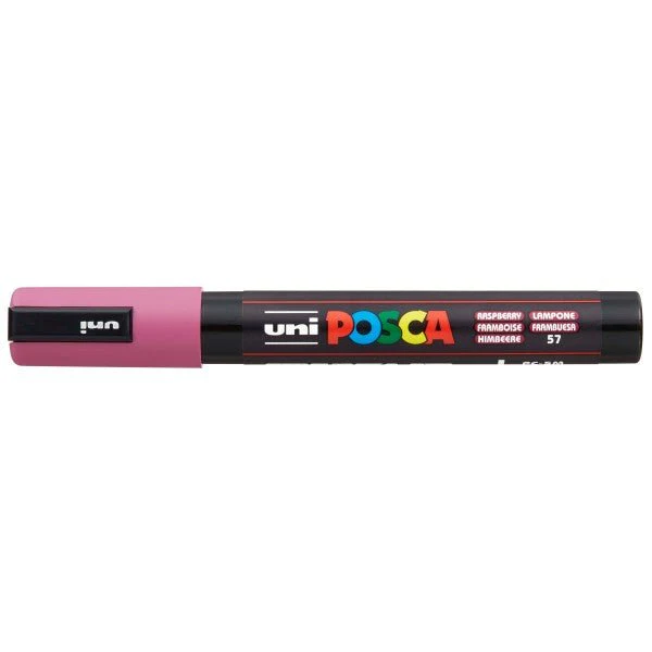 uni POSCA Paint Marker PC-5M Medium Bullet Tip - Raspberry