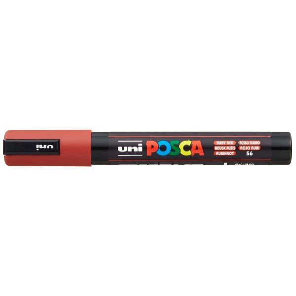 uni POSCA Paint Marker PC-5M Medium Bullet Tip - Ruby Red