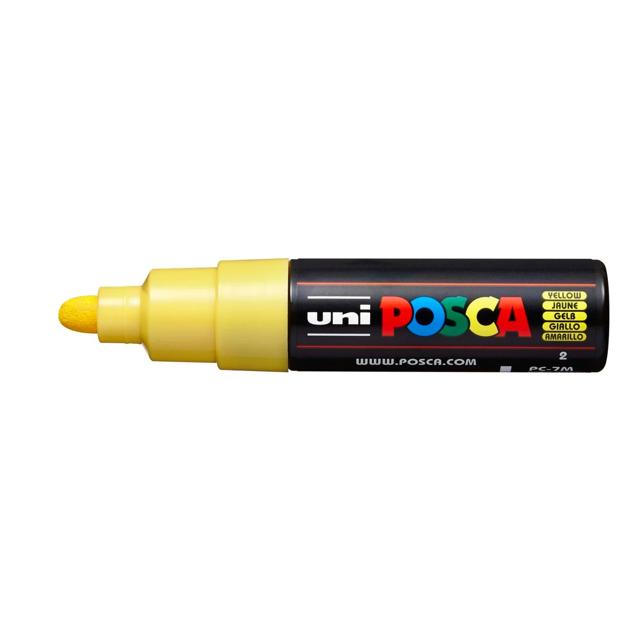 uni POSCA Paint Marker PC-7M Broad Bullet Tip - Yellow