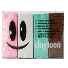 Van Aken Claytoon Ice Cream Colors Set - Strawberry, Vanilla, Pistachio, Chocolate