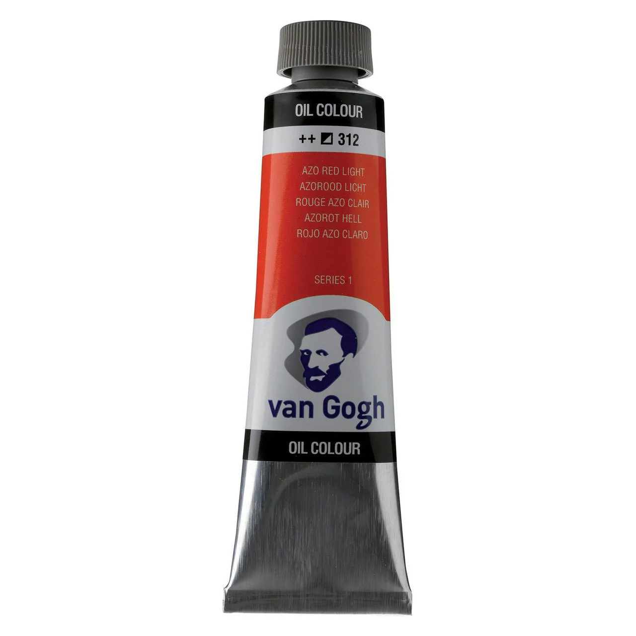 Clearance - van Gogh Oil Paint 40 ml - Azo Red Light