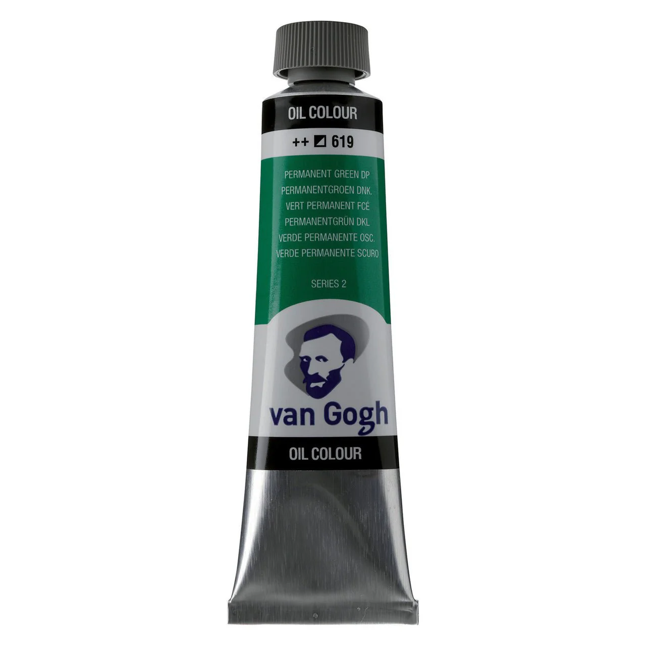 Clearance - van Gogh Oil Paint 40 ml - Permanent Green Deep